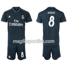 Completo Calcio Real Madrid KROOS 8 Bambino Divisa Trasferta 2018/2019